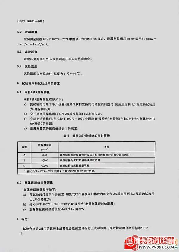 40家阀门企业参与起草!《工业阀门的逸散性试验》国家标准于2023年7月1...-泵阀制造网